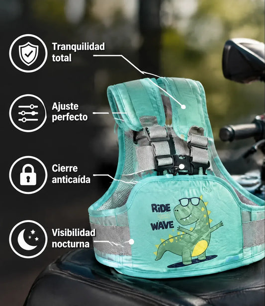 Cinturón De Seguridad Para Niño Moto/Bici
