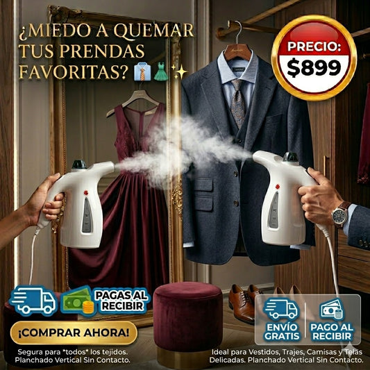Plancha Vaporizadora Portátil 4 en 1 💨 👔